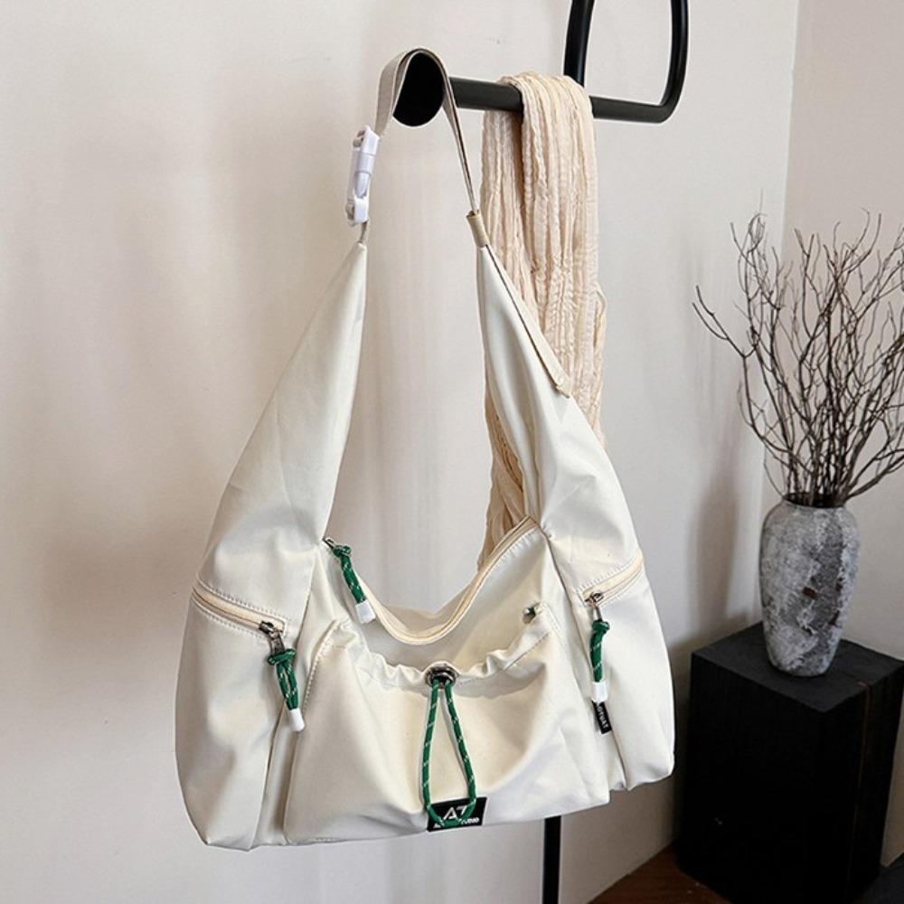 Casual Nylon Shoulder Bag Korean Style Commuting Tote Bag Simple Sports Crossbody Bag  Women