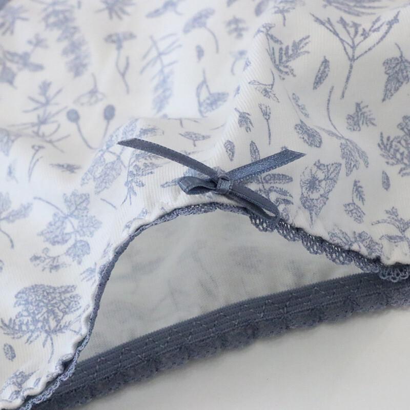 Deanfun Damen 100% Baumwolle Mid-Waist Boxershorts 4er-Pack