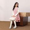 Girls' Sequin Velvet Party Dress