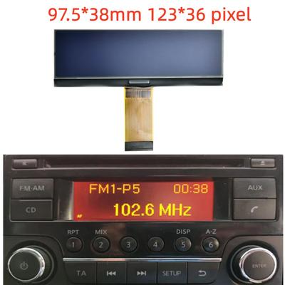 מסך תצוגה לרדיו LCD עבור ניסאן ג'וק קשקאי נאברה אקסטרייל פאת'פיינדר סילפי