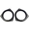6.5" Rear Door Speaker Adapter for Toyota Scion Camry Celica Corolla Highlander 4 Runner Tundra Yaris+Wiring Harness Adaptor