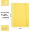 A5 Solid Color PU Leather Lace-Up Notebook with Custom Logo Option.