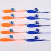 10pcs Plastic Aircraft Propellers 2 Colors Car Propeller  For Student Airplane Projects