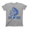 Kiss My BASS T-Shirt Mens  Fishing Funny Hmour Fisherman Gift Birthday