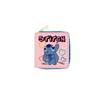 Stitch Short Zip Wallet for Women Girls Cute Cartoon PU Leather Coin Purse Card Holder ID Case Blue 6pcs
