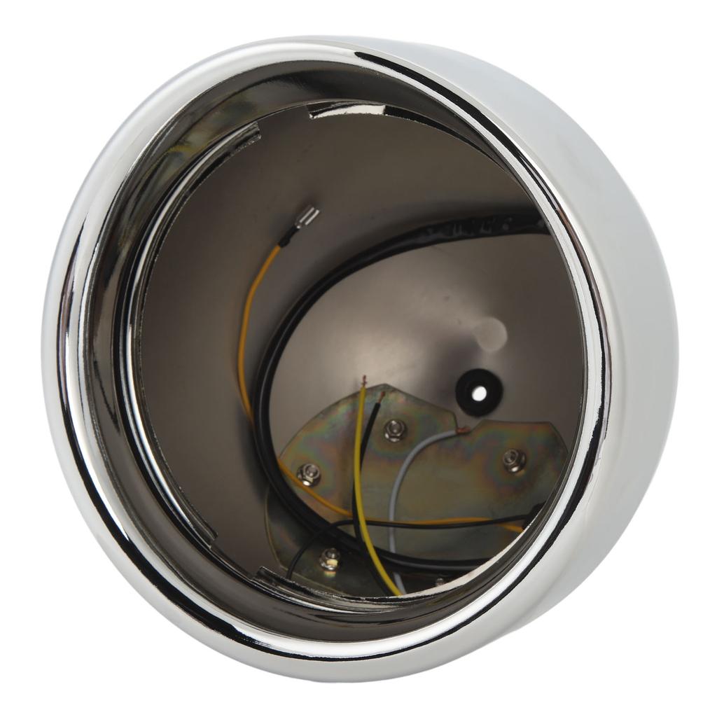 Rundes Scheinwerfergehäuse 67789‑91 Chrom Scheinwerfer Birnen Eimer Schale für Motorrad mit 7 Zoll Scheinwerfer