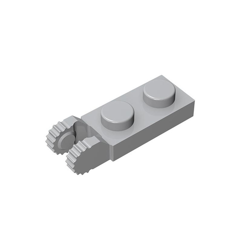 20pcsMOC Parts 44302 Hinge Plate 1 X 2 Locking with 2 Fingers On End Compatible Bricks DIY Building Block Particle Kid Toy Gift