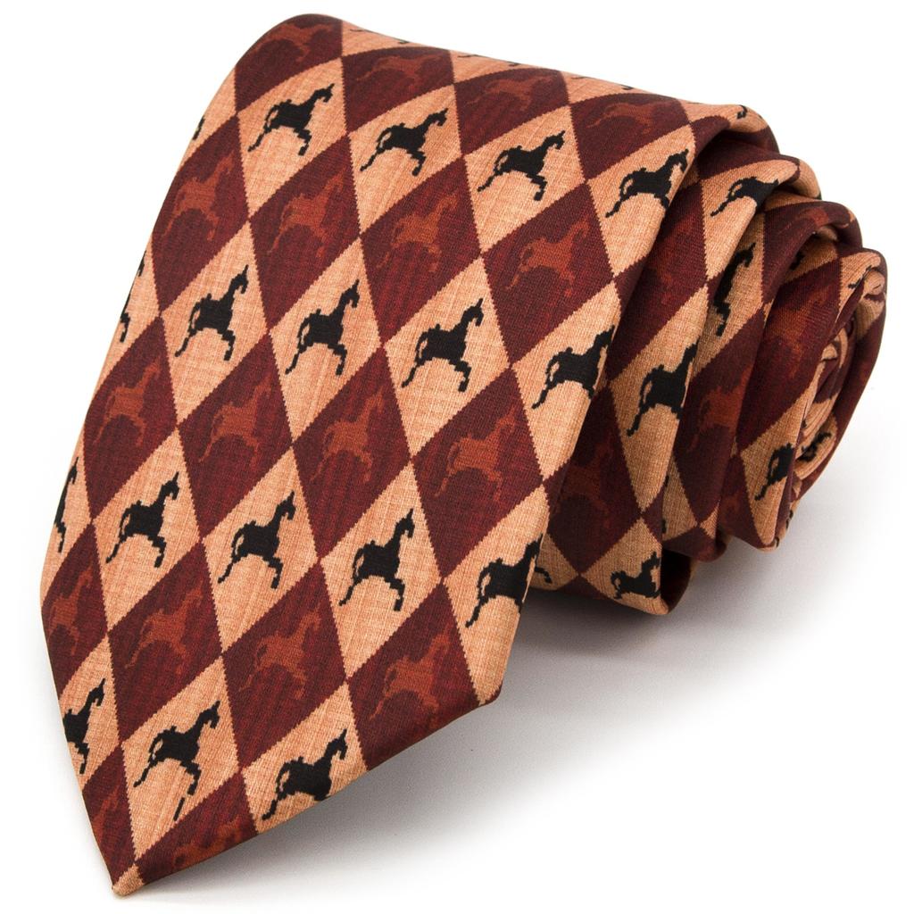 Men's Classic 8cm Animal Horse Graffiti Printed Tie Wedding Business Necktie Accessory Gift