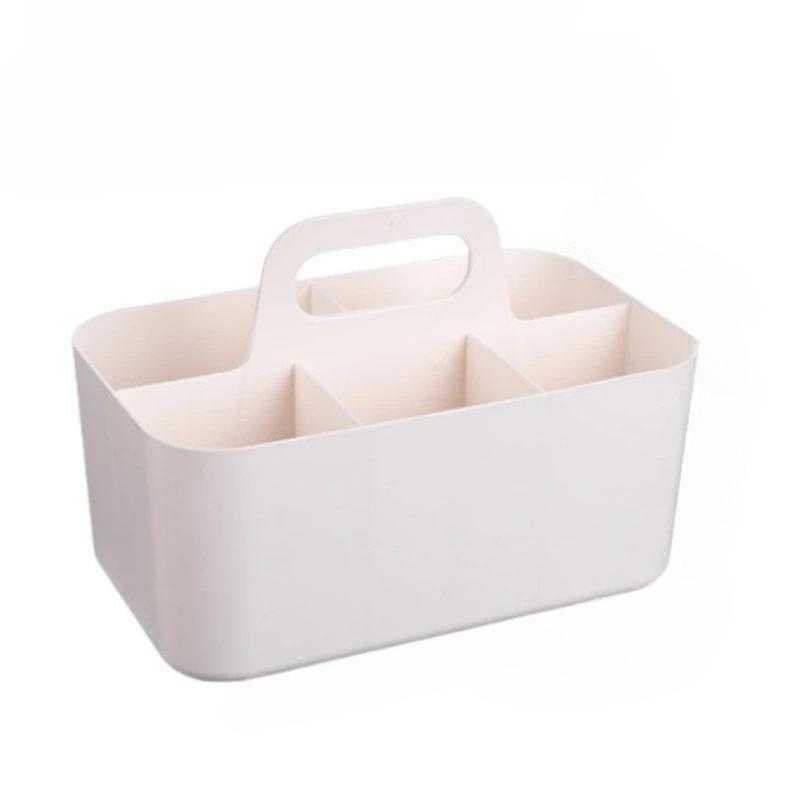 One All-in-One Storage Basket with HandleEasy To Organize Portable Pencil and Pen Holder Stationery Box with 5 Compartments 4200₽