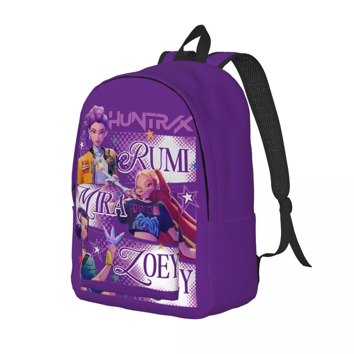 

Kpop Мисливці на демонів Зої Хантрікс Рюкзак Для чоловіків жінок Повсякденний Студентський Туристичний Денний рюкзак Сумка через плече для ноутбука Спортивний S 30x14x40 for child