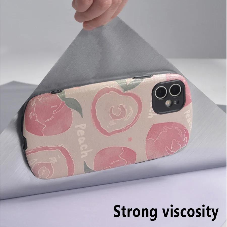 Metal Thick Brushed Silver Stainless Steel Sticker Self-Adhesive Refrigerator Washing Machine Refurbished Waterproof Wallpaper