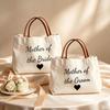 Elegant Canvas Tote Bag for Mother of the Bride or Groom - Wedding Gift