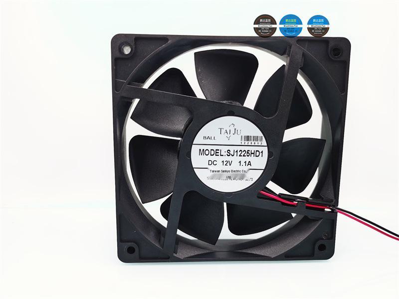 Pengda Lantu SJ1225HD1 12V High Airflow Ball Bearing Cooling Fan for Chassis and Cabinet