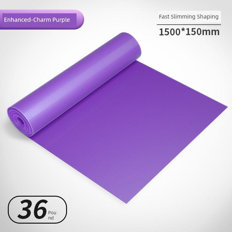 

Exercise Shoulder Back Hip Stretch Slimming Elastic Band Charm Purple 1500*150*0.50