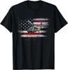 UH-60 Black Hawk Helicopter USA Flag Helicopter Pilot Gifts Gift Unisex T-Shirt