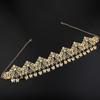 Elegante Gioiello per Capelli Color Oro Catena da Fronte Corona da Sposa Matrimonio Accessori Catena per Capelli Farfalla