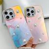 Electroplated Laser for IPhone16E Mobile Phone Case for Apple 15PROMAX Trendy Pearl 14 Protective Case