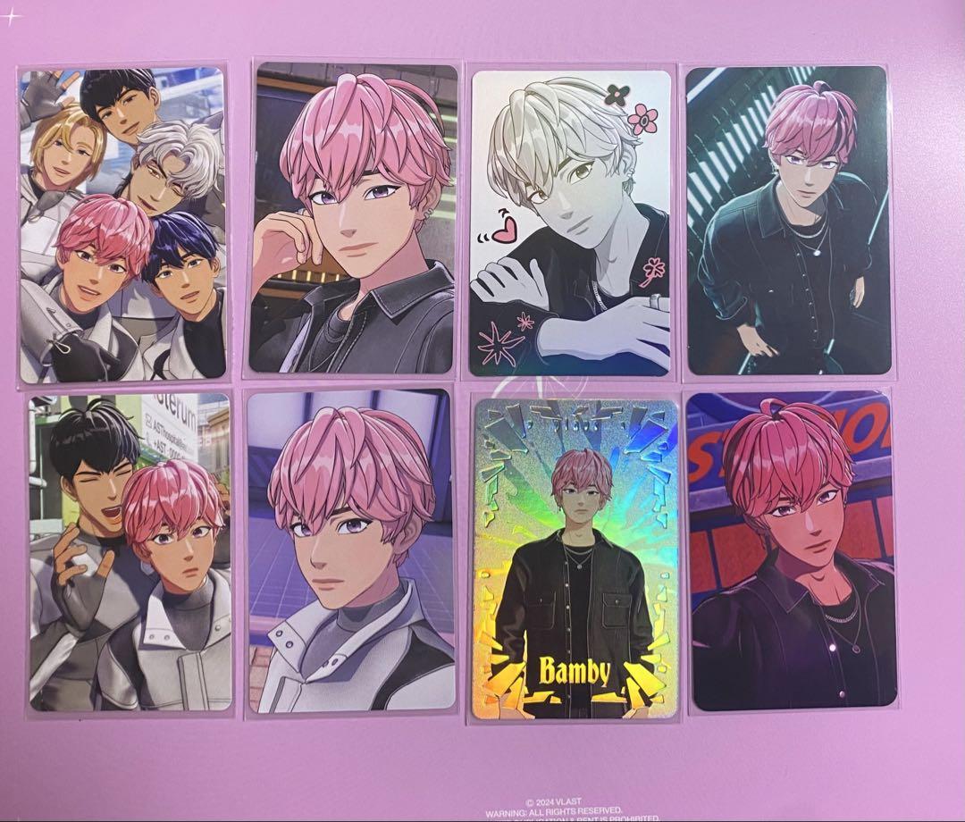 

[USED] plave Bambi Bamby 3rd album makestar bonus & 8 trading cards