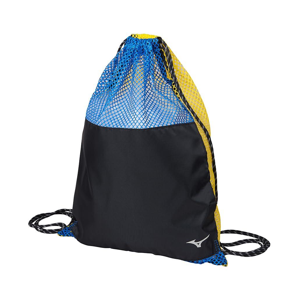 Mizuno Mesh Size Blue X for Competitive Swimming and Racing with Japan Swimming Federation Bag, Unisex, N3JMB010, 45, Yellow, [Compliant Regulations]