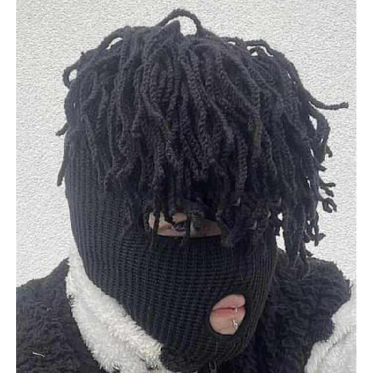 Winter Warm Cap Knit Beanie Hat Halloween Unisex Balaclava Hat Soft Headwear