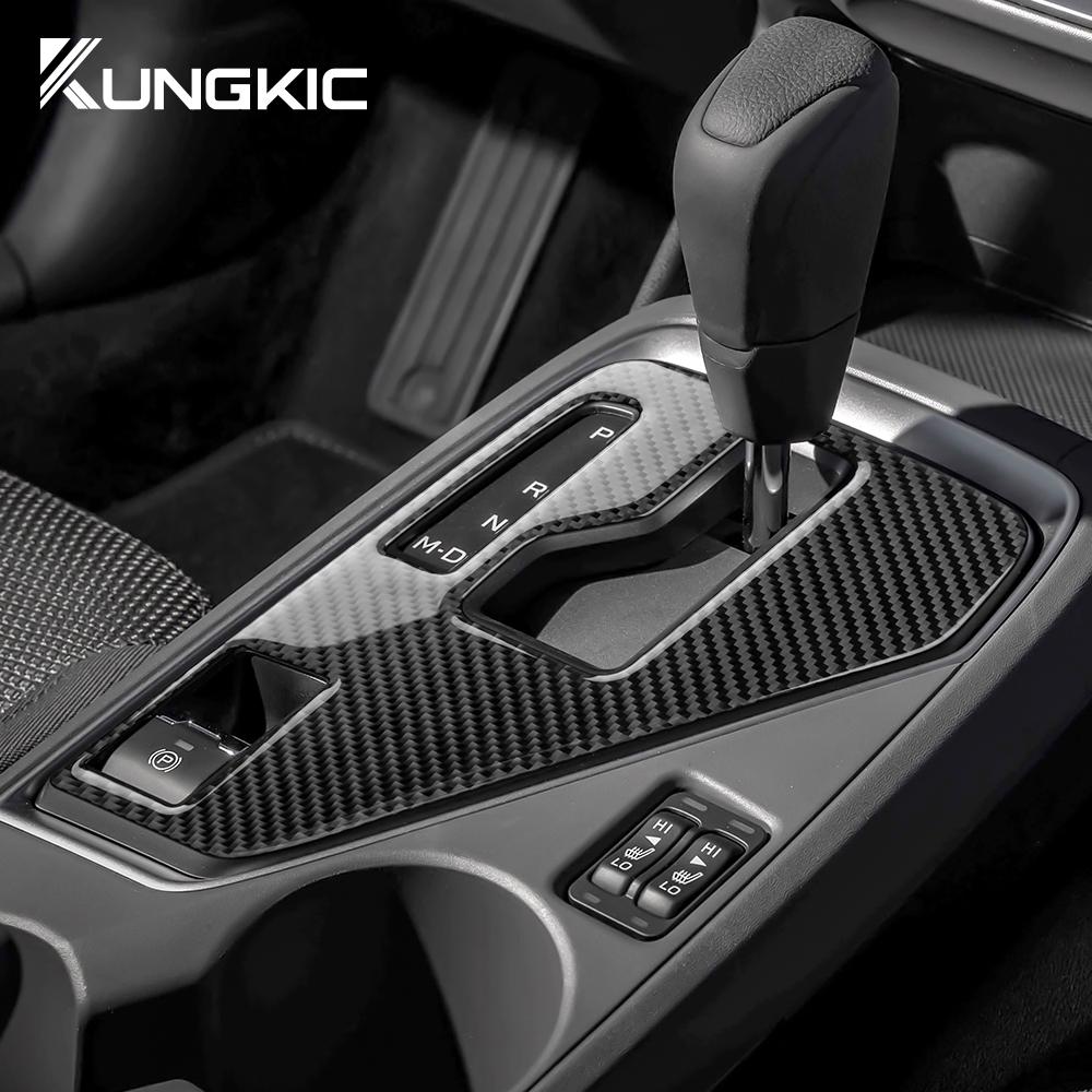 Real Soft Carbon Fiber Sticker For Subaru Crosstrek Impreza 2025 2025 USDM Base Version LHD RHD Car Gear Shift Panel Interior