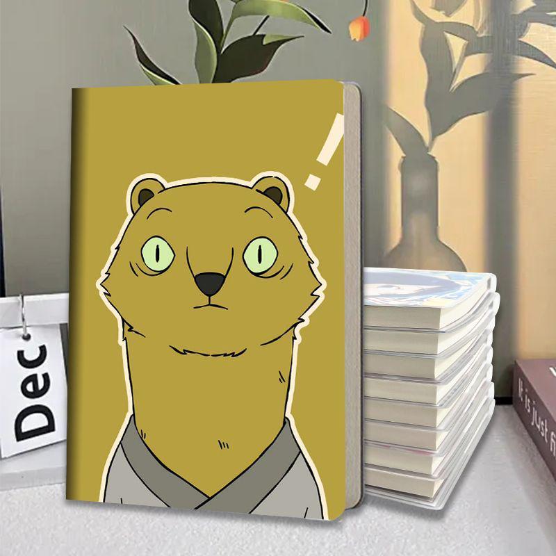 Langlangshan Little Monster Notebook: Durable Plastic Cover, Thick Pages, for Middle & Primary School Students