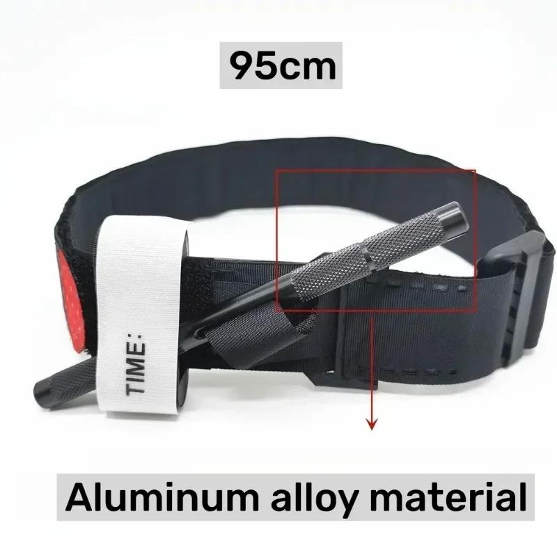 Portable Rotary Pressure Aluminum Rod Tourniquet for First Aid Hiking Outdoor Camping Survival Molle Gear Rescue Tools