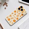 For iPhone 17 Pro Case Autumn Theme Pattern Printing Straight Edge TPU Phone Back Cover