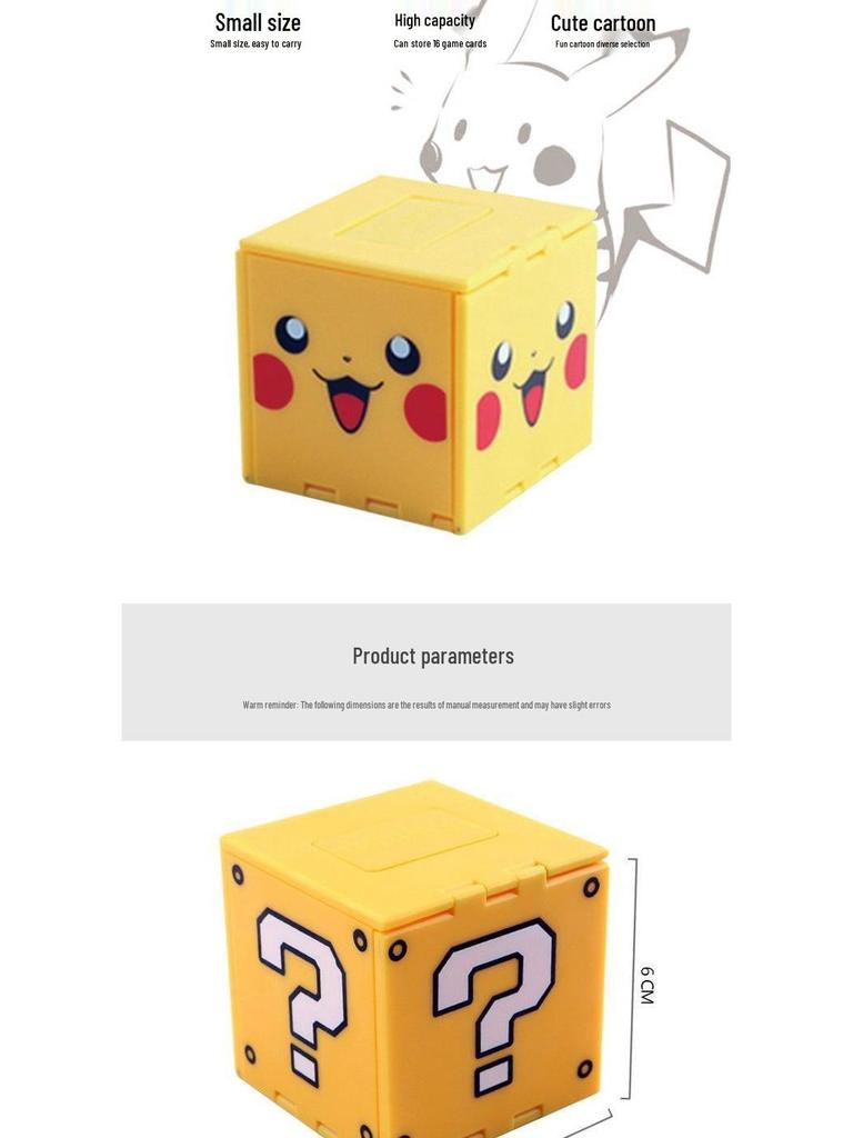 Switch OLED Console Game Card Storage Case - Large Capacity Folding Cartridge Holder