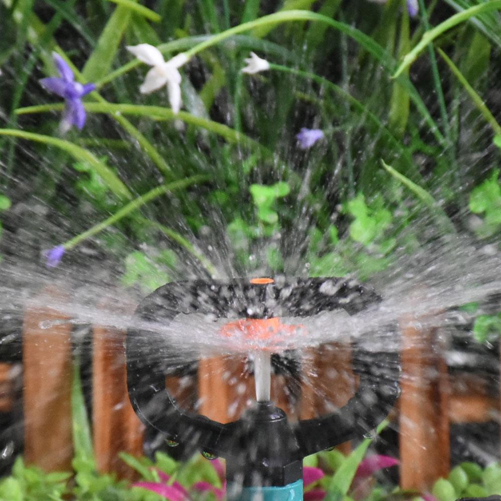 360 Degree Garden Lawn Sprinkler 1/2" Male Thread Scattering Nozzle Automatic Rotating Watering Irrigation Sprinklers