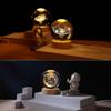 Happyhaves Calming Stellar Spheres - The Galaxy, Saturn and The Moon 3D Sphere Light and Lamp