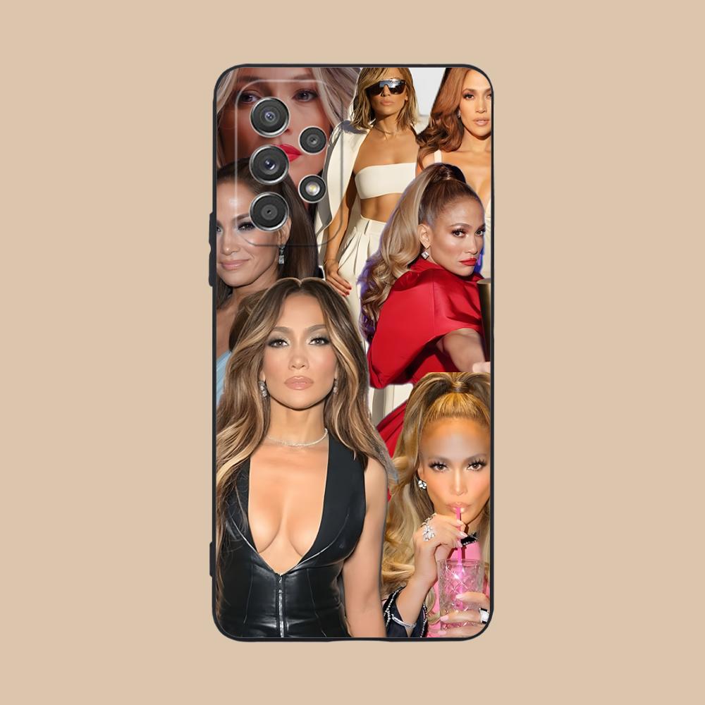 Jennifer Lopez Mobile Cell Phone Case for Samsung Galaxy M55 54 42 35 34 33 32 23 22 15 14 13 12 F55 5G Colorful Cover Pretty