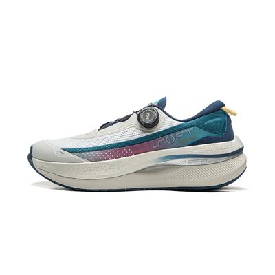 Li Ning Soft Go Max Retro Versatile Shock Absorbing Non-Slip Wear-Resistant Breathable Supportive Rebound Low-Top Casual Running Shoes AGLU273-2