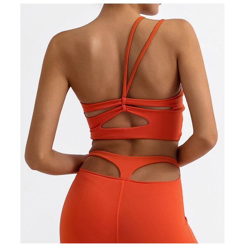 With Chest Pad Spring and Summer New Arrival Beauty Back Sling Yoga Bra Sports Intimates Female Bubble Wrap Running Workout Vest Bra