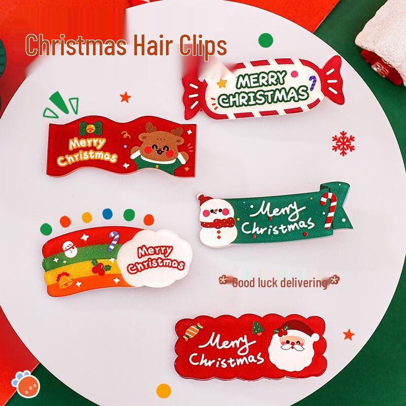 

Anvelo Cartoon Christmas Hair Clips (20 Mixed Pack)