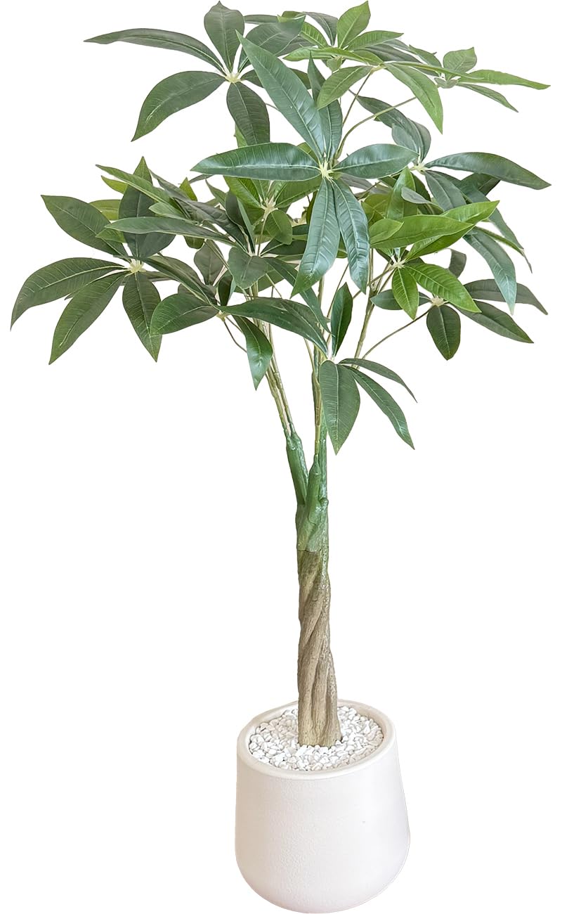 

Прикосновение к Большому поддельному искусственному искусственному денежному дереву [Под наблюдением флориста] зелень, Пахира, реалистичное, комнатное растение, комнатное растение, цветок, 100 см,