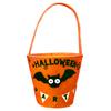 Halloween Candy Bag with Handle Large Capacity Bat Pumpkin Print Candy Treat Bag Cosplay Accessories