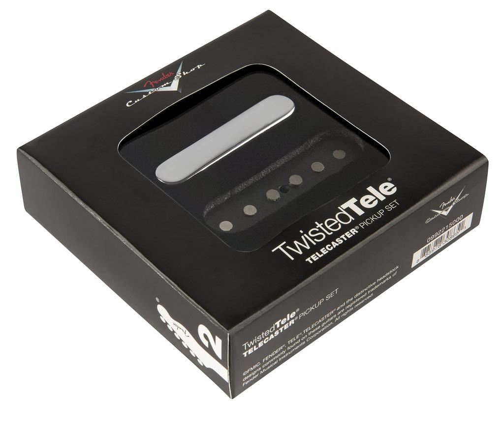 Fender Pickups Twisted Fender® Tele® Pickups, Black/Chrome