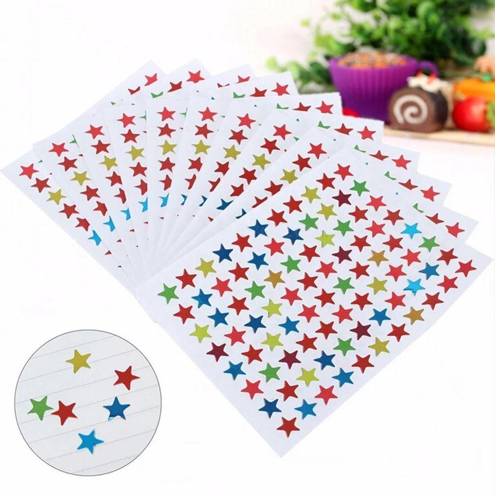 Gold-Plated Glitter Decorative Stickers Children's Stickers Award Stickers Teacher Praise Stickers