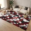 Personalized Crystal Velvet Carpet Athletic Bilbao FC Pattern Non Slip Floor Rug