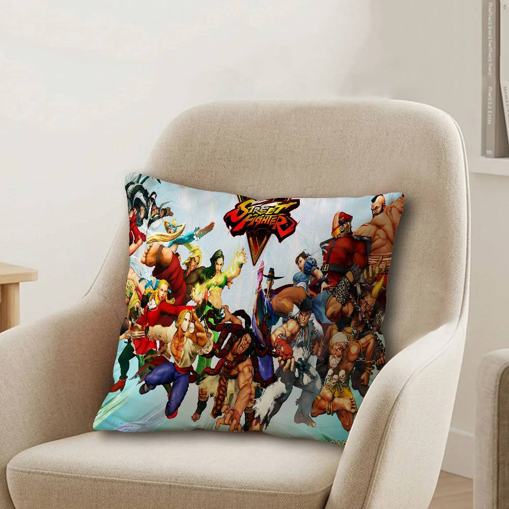 Game SStreet Fighter Pillow Cover Design Cushion Cover Decor Holiday Decorati