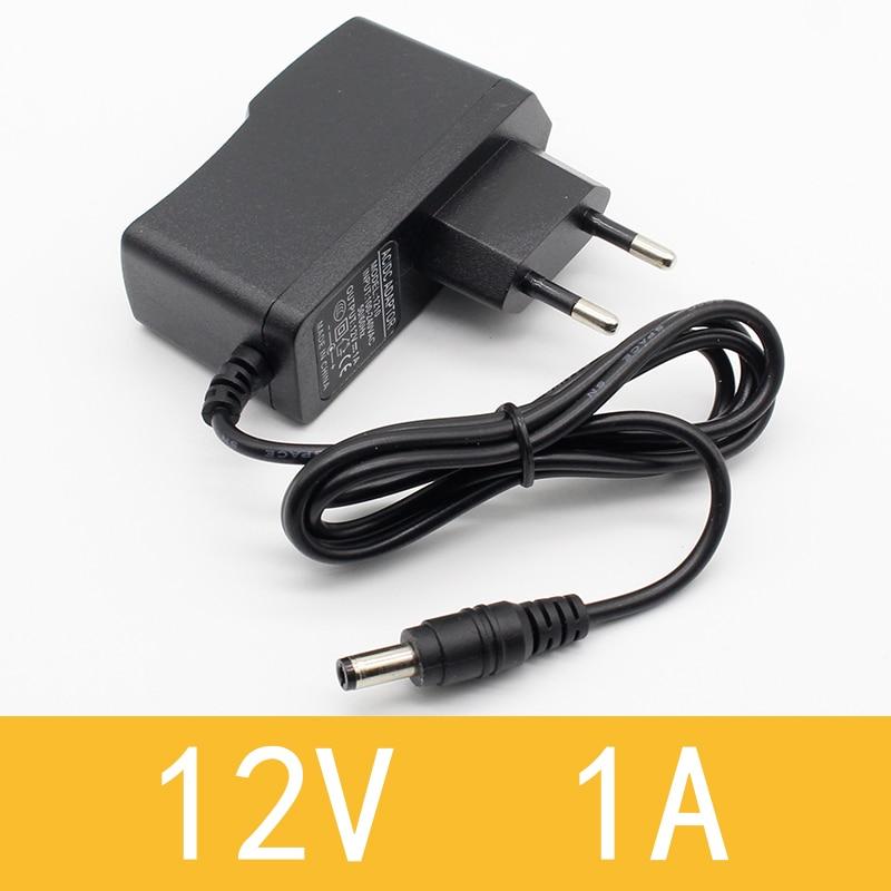 1pcs 100-240V AC To DC Power Adapter Power Charger Adapter 5V 12V 1A 2A 1.5A UK EU Plug 5.5mm X 2.1mm 5.5mm X 2.5mm / 5v3aDC Plug