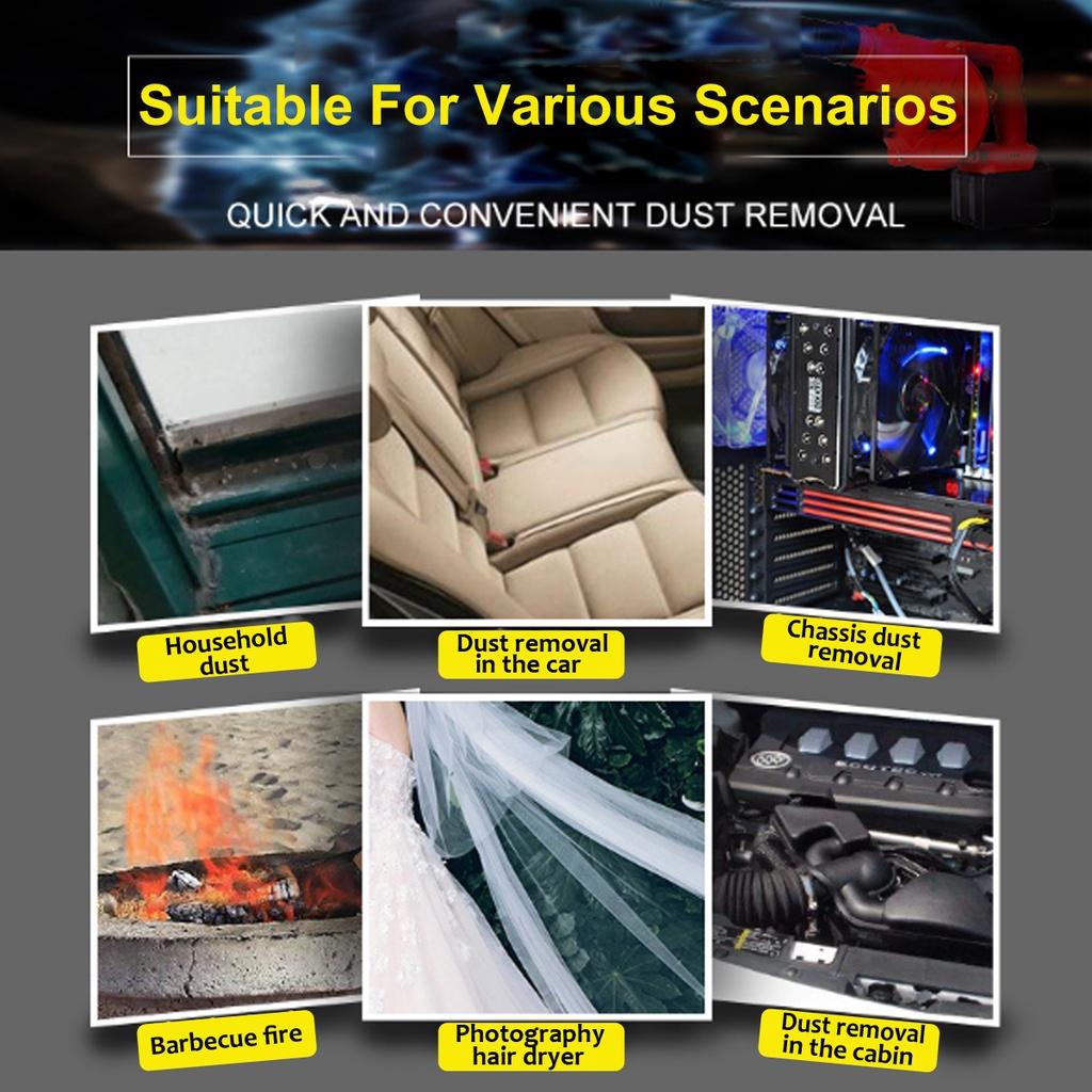 680 W 2-in-1 kabelloser elektrischer Luftgebläse, der Blattstaubsammler, Turbogebläse-Staubsauger bläst und saugt