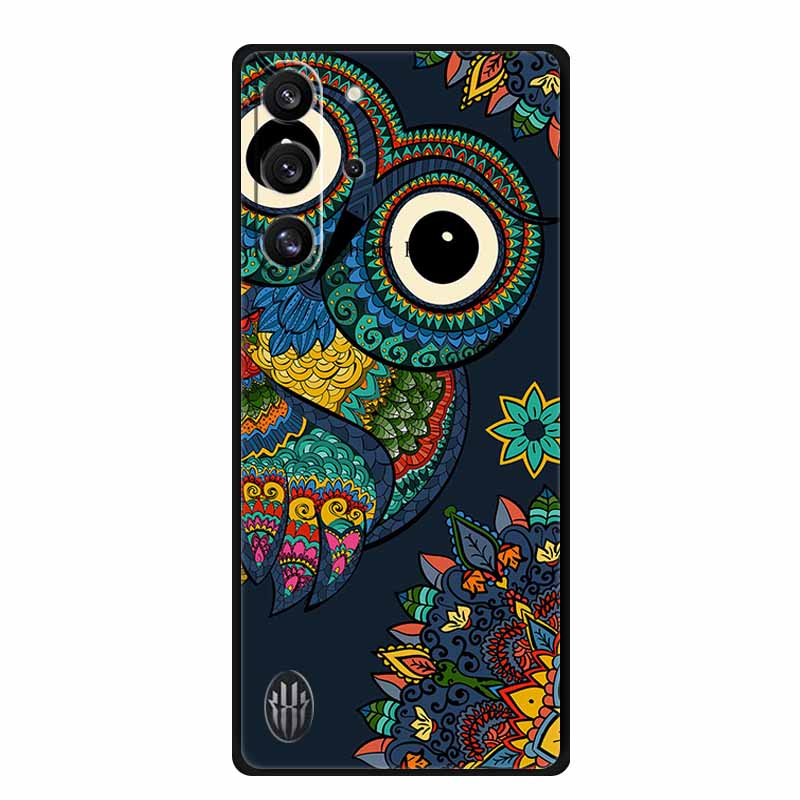 Für ZTE nubia Red Magic 10 Pro 5G Hülle Tiere Weiches Silikon TPU Handyhüllen Rückseite für REDMAGIC 10 Pro+ Mode Wolf Fundas