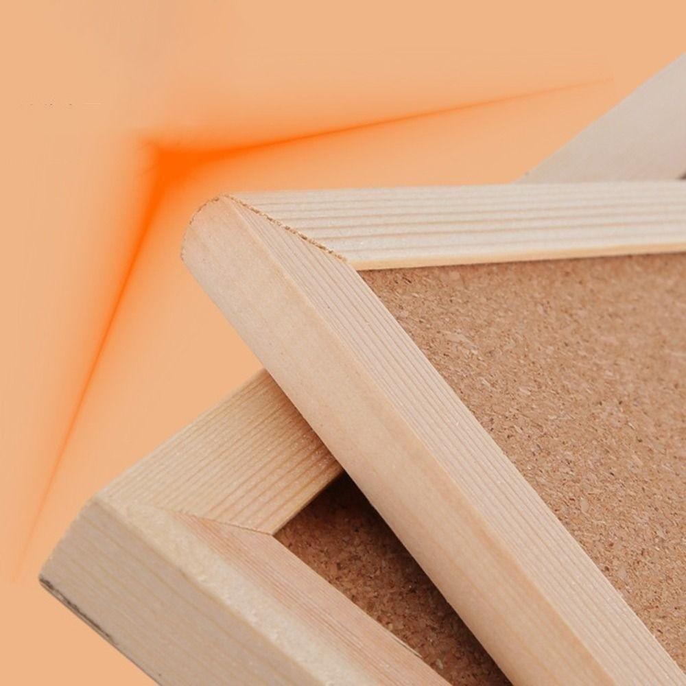 Soft Cork Board Wood Photo Background Home Decor Letter Message Boards