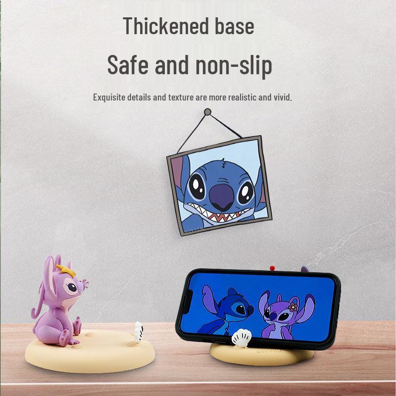 Cartoon Stitch Handyhalter Ornament - Kreative Schreibtischdeko & Kleines Geschenk