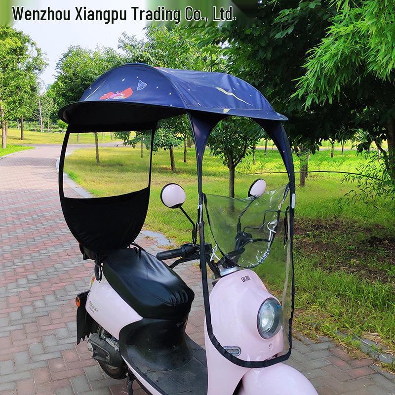 Stříška na elektrokolo: Plážový přístřešek odolný proti dešti a větru