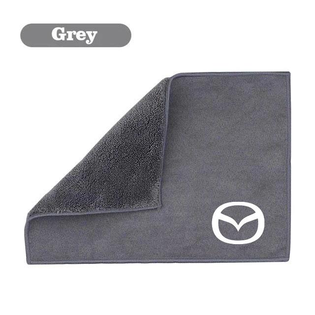 Microfiber Car Drying Towel Suede Coral Velvet Car Cleaning Cloth For Mazda 2 3 4 5 6 7 8 323 626 CX3 CX5 CX7 CX9 RX8 MX3 MX5 NH8