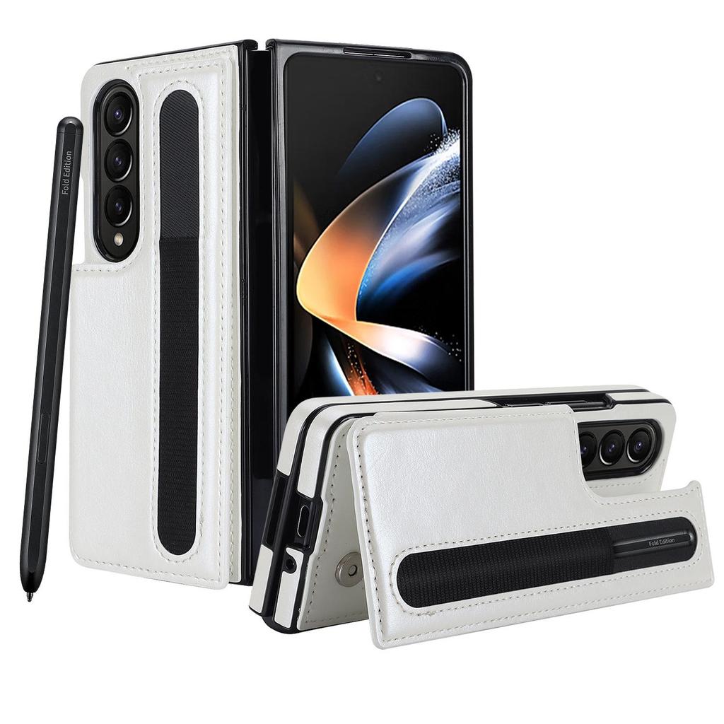 Custodia per penna, porta carte, telefono ZFOLD6 Custodia in pelle con schermo pieghevole ZFOLD4 e fibbia magnetica.