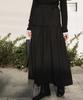 Dehebe Ruffle Long Skirt [Black]